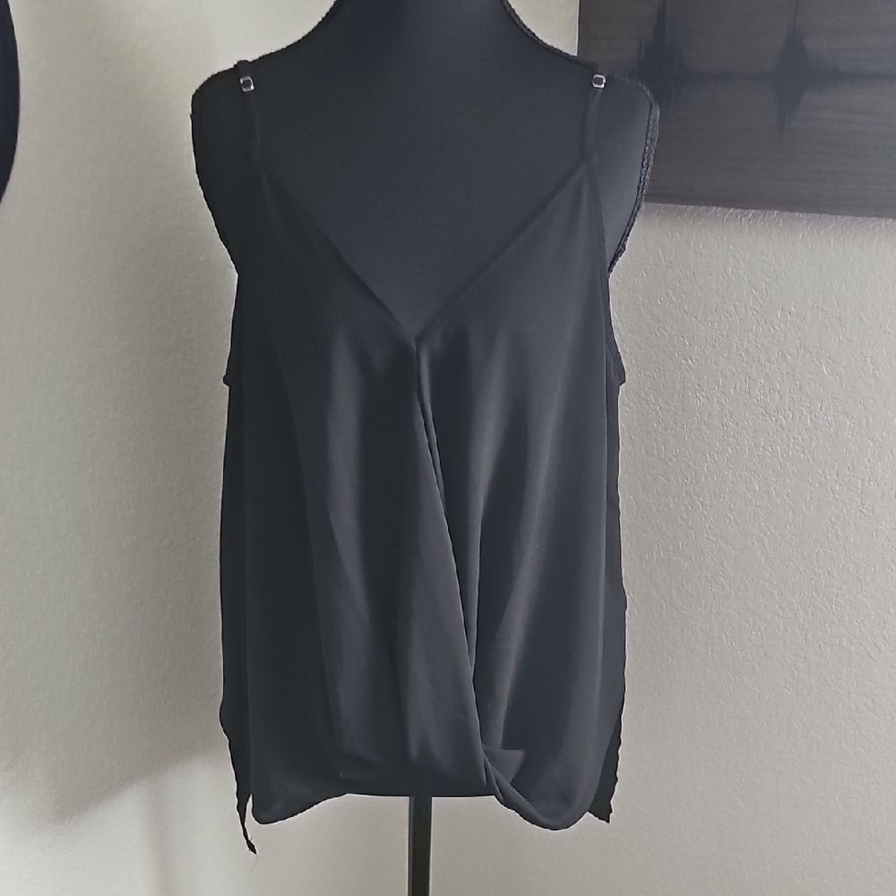 Pink Clover Elegant Black Camisole